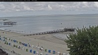 Archiv Foto Webcam Föhr: Wyk Oststrand 13:00