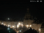 Archived image Webcam Dresden - Frauenkirche and Neumarkt square 20:00