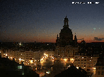 Archived image Webcam Dresden - Frauenkirche and Neumarkt square 22:00