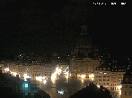 Archived image Webcam Dresden - Frauenkirche and Neumarkt square 01:00