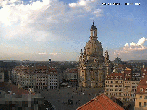 Archiv Foto Webcam Dresden - Frauenkirche und Neumarkt 17:00