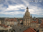 Archiv Foto Webcam Dresden - Frauenkirche und Neumarkt 11:00