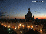 Archiv Foto Webcam Dresden - Frauenkirche und Neumarkt 22:00