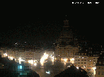 Archived image Webcam Dresden - Frauenkirche and Neumarkt square 01:00
