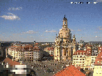 Archiv Foto Webcam Dresden - Frauenkirche und Neumarkt 16:00