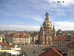 Archiv Foto Webcam Dresden - Frauenkirche und Neumarkt 10:00