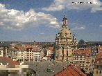 Archived image Webcam Dresden - Frauenkirche and Neumarkt square 11:00