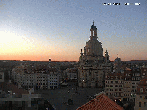 Archived image Webcam Dresden - Frauenkirche and Neumarkt square 19:00