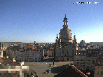 Archived image Webcam Dresden - Frauenkirche and Neumarkt square 07:00