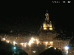 Archiv Foto Webcam Dresden - Frauenkirche und Neumarkt 21:00