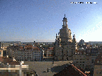 Archiv Foto Webcam Dresden - Frauenkirche und Neumarkt 08:00