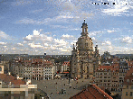 Archiv Foto Webcam Dresden - Frauenkirche und Neumarkt 10:00