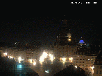 Archived image Webcam Dresden - Frauenkirche and Neumarkt square 23:00