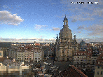 Archiv Foto Webcam Dresden - Frauenkirche und Neumarkt 10:00