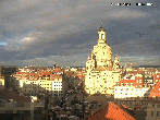 Archiv Foto Webcam Dresden - Frauenkirche und Neumarkt 13:00