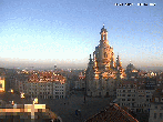 Archiv Foto Webcam Dresden - Frauenkirche und Neumarkt 07:00