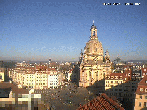 Archived image Webcam Dresden - Frauenkirche and Neumarkt square 11:00