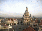 Archived image Webcam Dresden - Frauenkirche and Neumarkt square 09:00