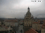 Archived image Webcam Dresden - Frauenkirche and Neumarkt square 13:00