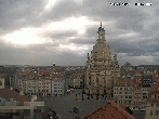 Archiv Foto Webcam Dresden - Frauenkirche und Neumarkt 13:00