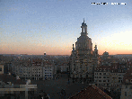 Archiv Foto Webcam Dresden - Frauenkirche und Neumarkt 06:00