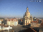 Archiv Foto Webcam Dresden - Frauenkirche und Neumarkt 09:00