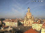 Archiv Foto Webcam Dresden - Frauenkirche und Neumarkt 13:00