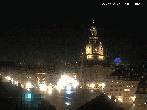 Archiv Foto Webcam Dresden - Frauenkirche und Neumarkt 19:00