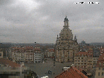 Archived image Webcam Dresden - Frauenkirche and Neumarkt square 07:00
