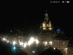 Archiv Foto Webcam Dresden - Frauenkirche und Neumarkt 21:00