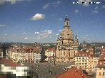 Archiv Foto Webcam Dresden - Frauenkirche und Neumarkt 13:00