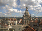 Archiv Foto Webcam Dresden - Frauenkirche und Neumarkt 10:00