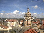 Archiv Foto Webcam Dresden - Frauenkirche und Neumarkt 12:00