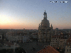 Archiv Foto Webcam Dresden - Frauenkirche und Neumarkt 19:00
