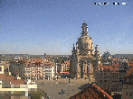 Archiv Foto Webcam Dresden - Frauenkirche und Neumarkt 09:00
