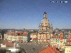 Archiv Foto Webcam Dresden - Frauenkirche und Neumarkt 13:00