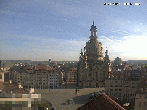 Archiv Foto Webcam Dresden - Frauenkirche und Neumarkt 08:00