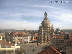 Archiv Foto Webcam Dresden - Frauenkirche und Neumarkt 09:00