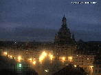 Archived image Webcam Dresden - Frauenkirche and Neumarkt square 03:00