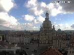Archived image Webcam Dresden - Frauenkirche and Neumarkt square 07:00