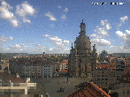 Archiv Foto Webcam Dresden - Frauenkirche und Neumarkt 09:00