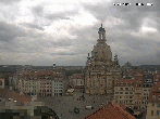 Archiv Foto Webcam Dresden - Frauenkirche und Neumarkt 13:00