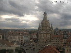 Archiv Foto Webcam Dresden - Frauenkirche und Neumarkt 13:00