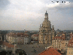Archiv Foto Webcam Dresden - Frauenkirche und Neumarkt 15:00