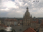Archived image Webcam Dresden - Frauenkirche and Neumarkt square 09:00