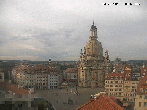 Archiv Foto Webcam Dresden - Frauenkirche und Neumarkt 17:00