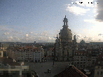 Archived image Webcam Dresden - Frauenkirche and Neumarkt square 07:00
