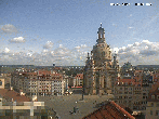 Archived image Webcam Dresden - Frauenkirche and Neumarkt square 09:00