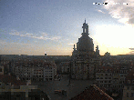 Archiv Foto Webcam Dresden - Frauenkirche und Neumarkt 06:00