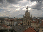 Archived image Webcam Dresden - Frauenkirche and Neumarkt square 13:00